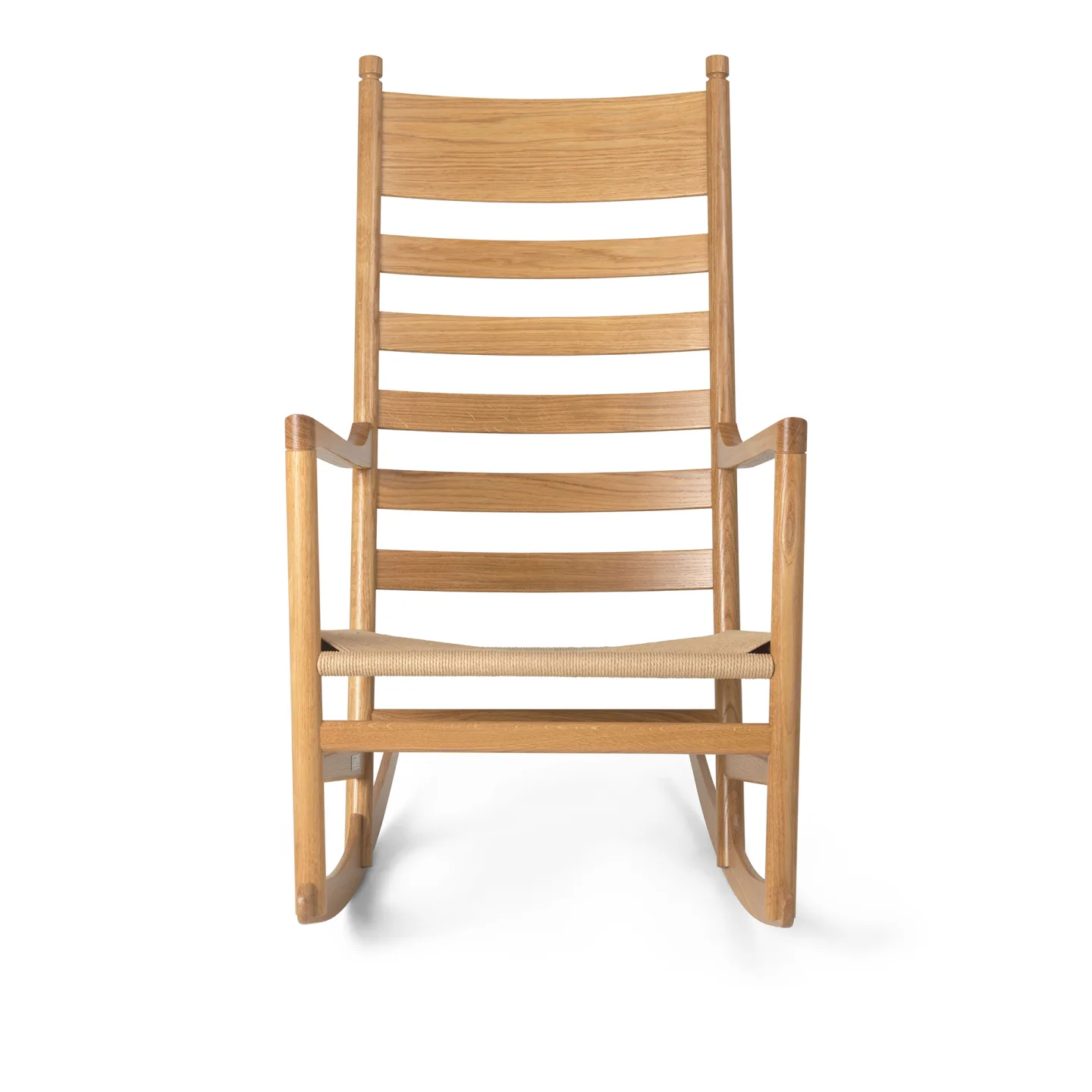 Carl Hansen - CH45 Oak Lacquer FSC®70% Natural Cord - Fåtöljer - Hans J. Wegner - Träfärgad - Trä