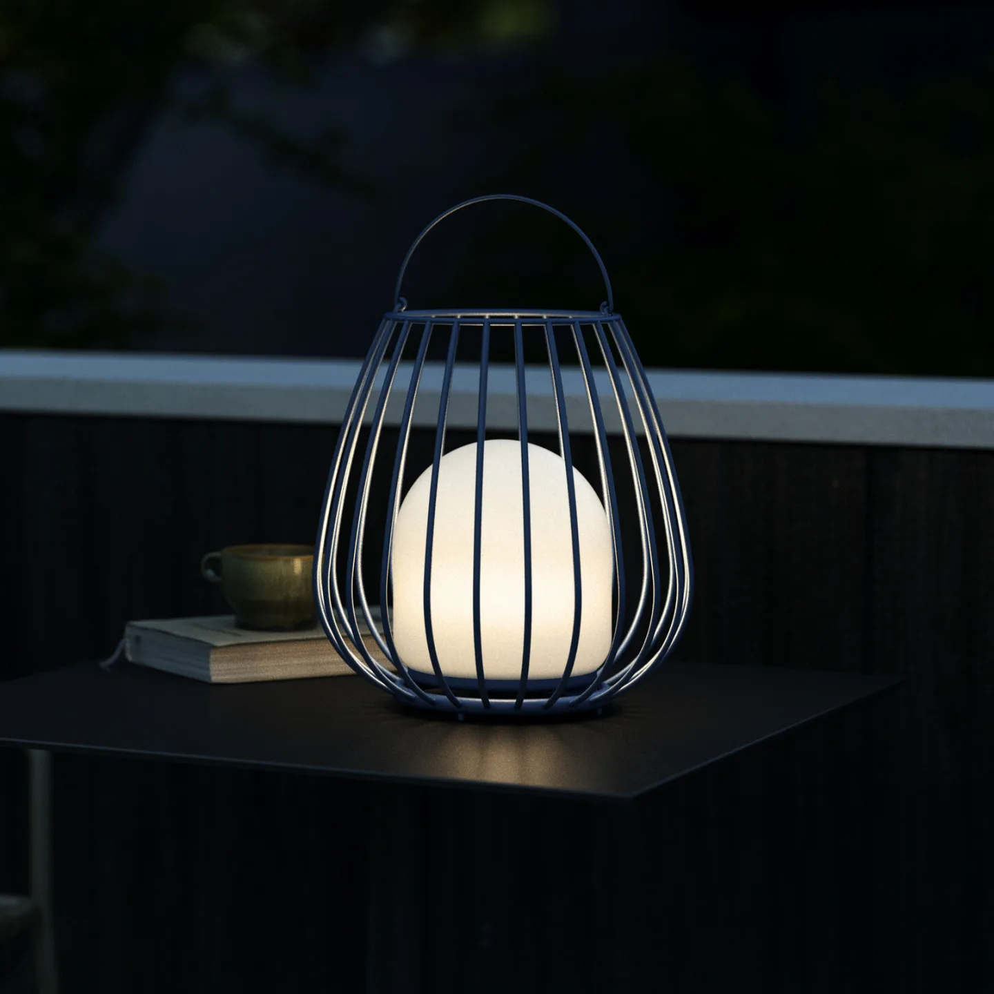 Jim Portable Utomhus Lampa Blå - Nordlux Jim To-Go - Modern - Metall - Med lampskärm