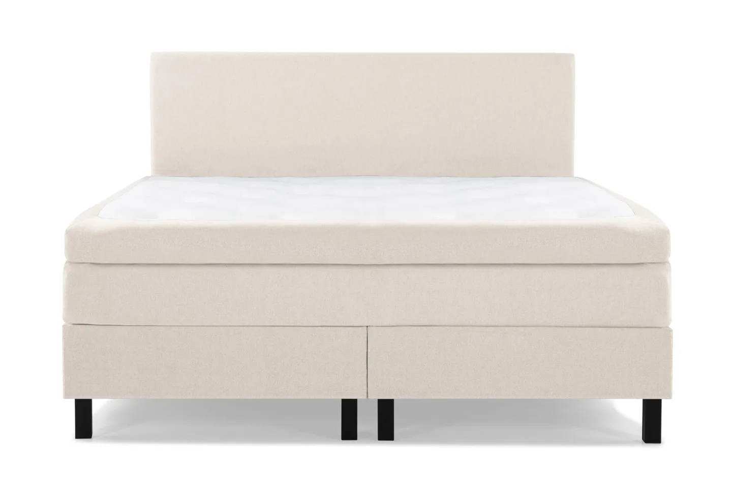 Lucky Komplett Sängpaket 160x200 Polyeter Slät Sänggavel - Beige
