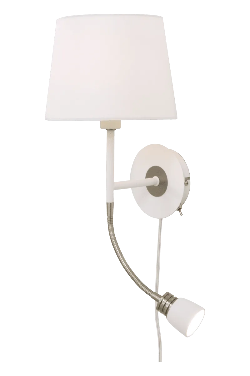 Aneta Lighting - Eketorp - Sänglampa - Vit