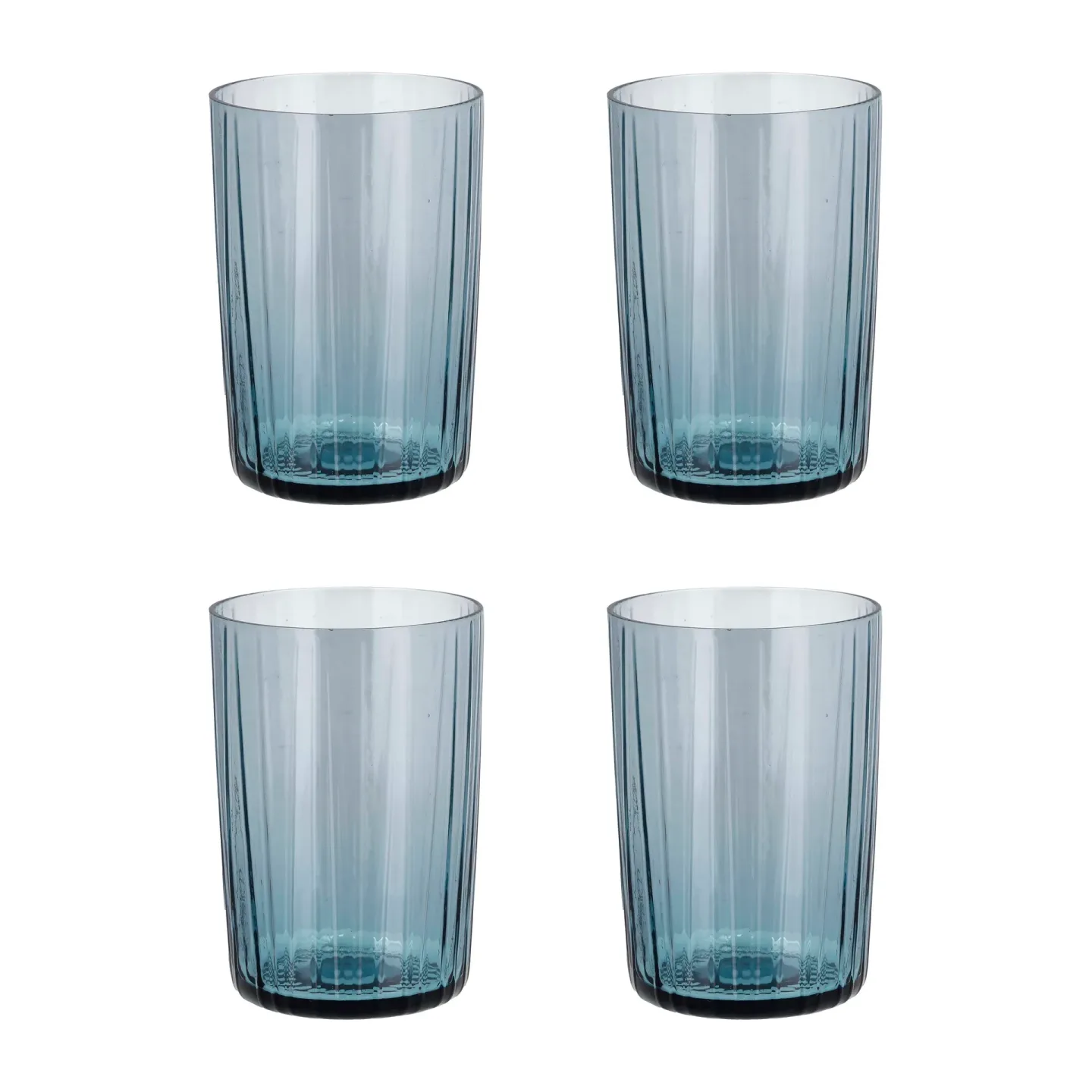 Bitz Kusintha Wasserglas 28cl 4er Pack Blau