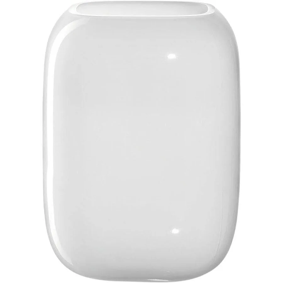 Vase Leonardo Weiss Glas 20 cm