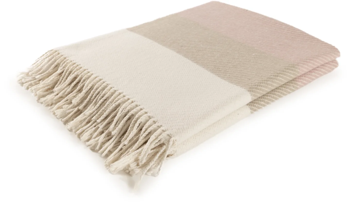 Magma Plaid Sanja Rose 200x150 cm | Schubiger Möbel