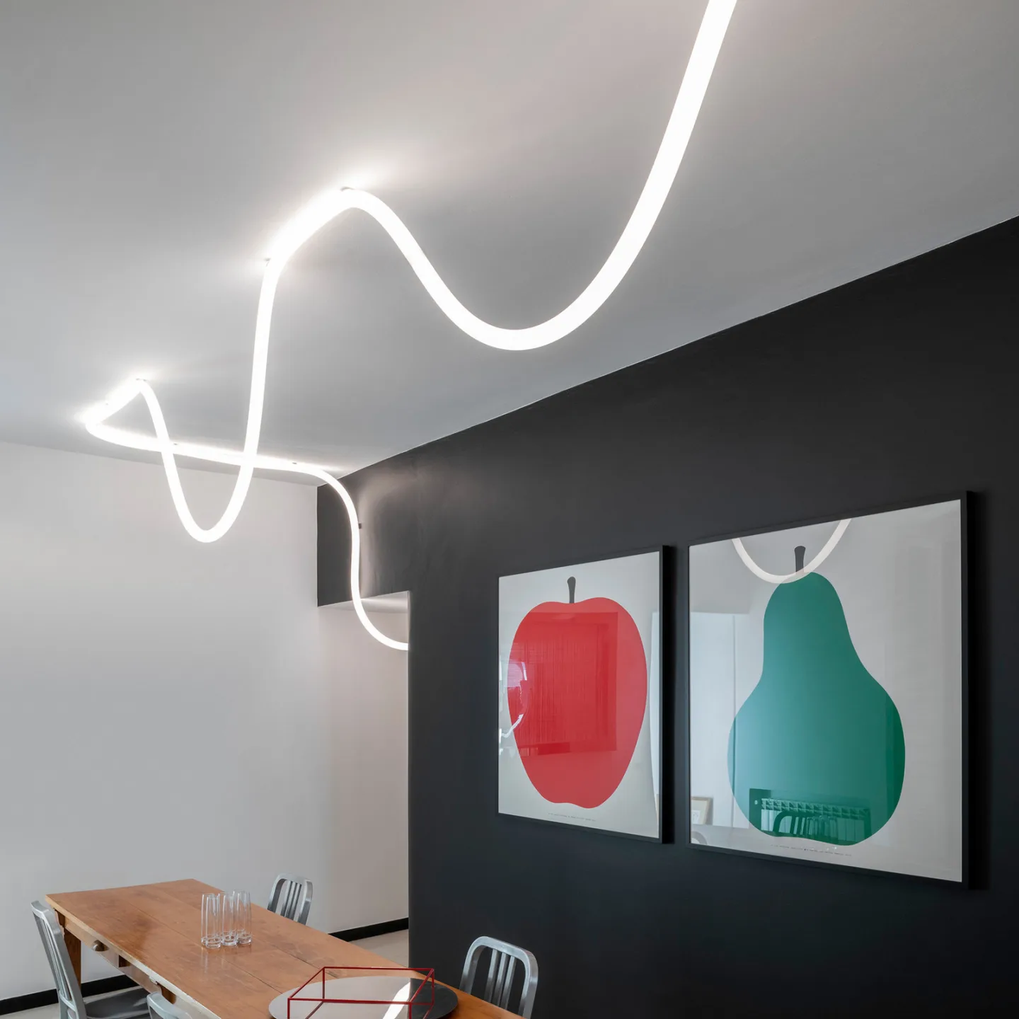 La linea LED-Lichtschlauch, 5 Meter - Artemide - Wohnzimmer - Design - Kunststoff