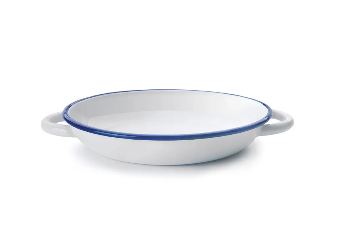 Ibili – Rundt Serveringsbrett med Håndtak (Hvit, 22 cm)