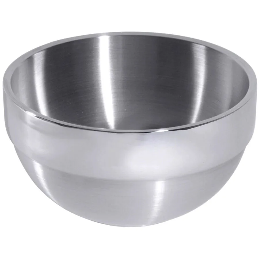 Servierschüssel Contacto Bander Silber Edelstahl 18.5 cm 10.5 cm