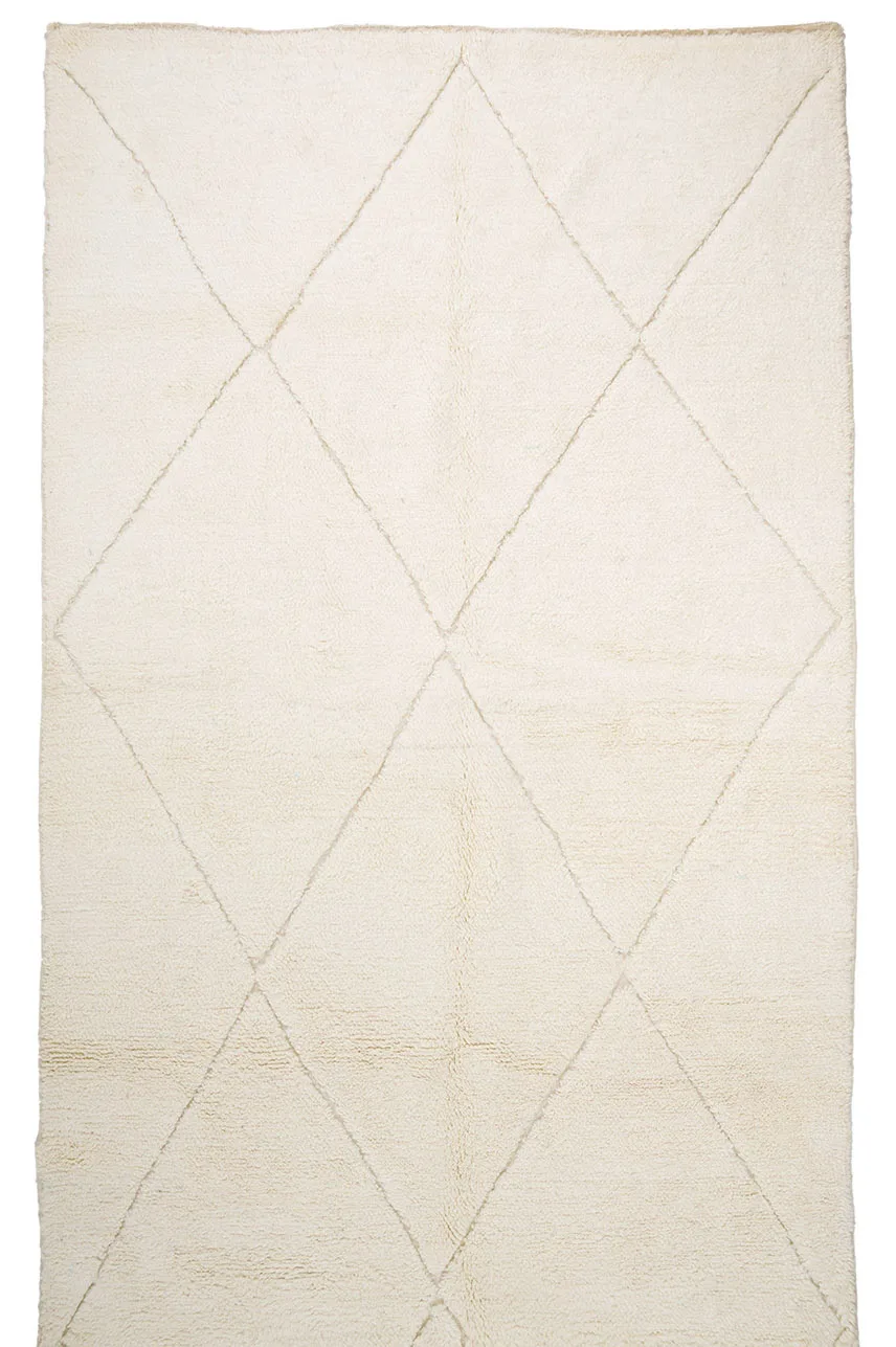 Kelim-teppe Marokkansk Beni Ourain 195 x 325 cm (Størrelse: 195 x 325 cm)
