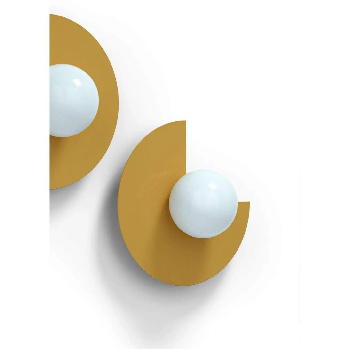 Candy Big Circle 270 S Wandleuchte, gelb - Swedish Ninja - Wohnzimmer - Metall