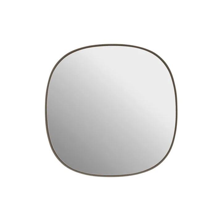Framed Mirror väggspegel beige 40 x 40 cm stål - Muuto - Badrum - Modern - Glas - Rund