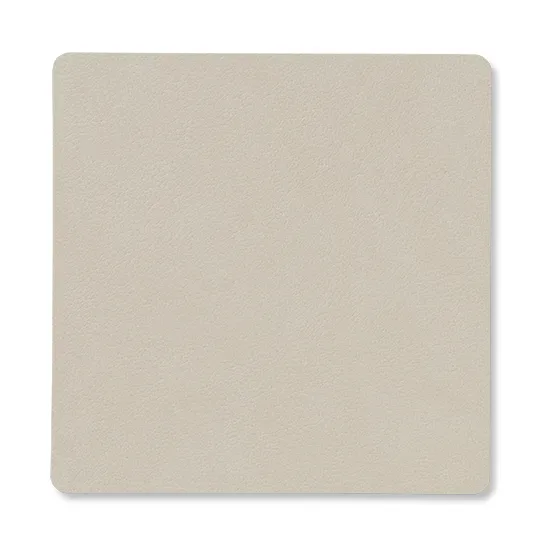 LIND DNA Nupo Glasuntersetzer square Oyster white