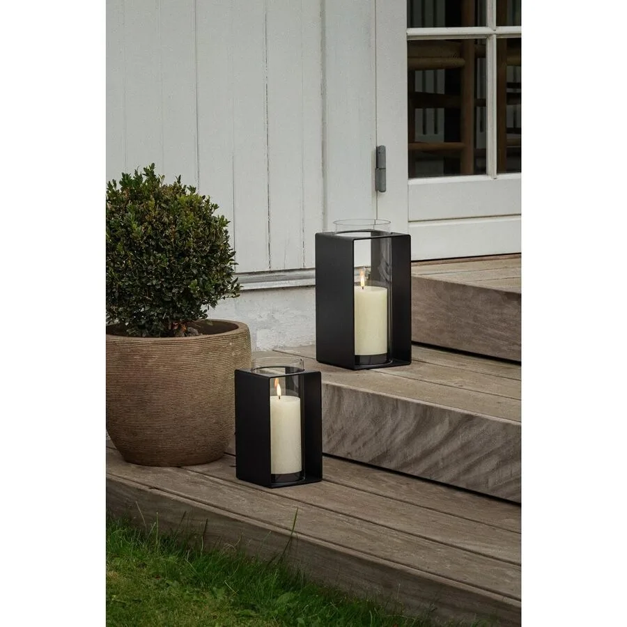 Laterne Eva Solo Schwarz Aluminium H 18 cm