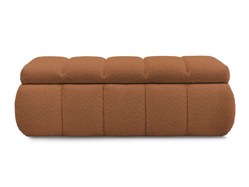 Bettkasten BOBOCHIC DENALI Boucle-Stoff orange