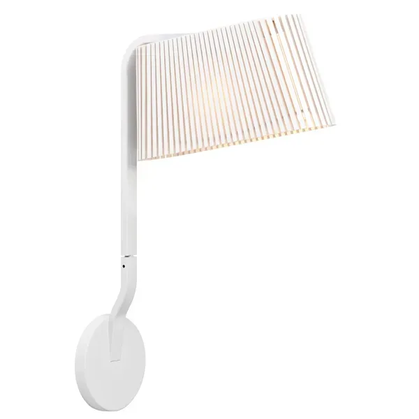 Secto Design Owalo 7030, vägglampa white laminated