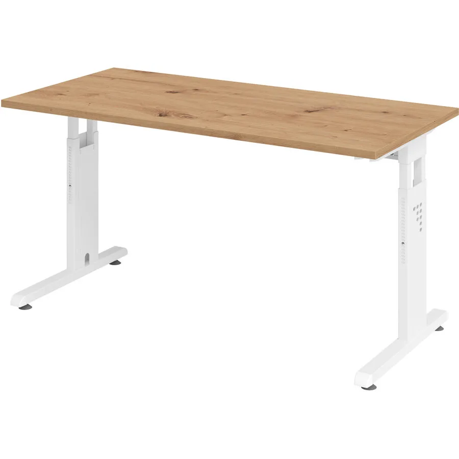 Schreibtisch Office Asteiche Holzwerkstoff B 140 T 67 cm