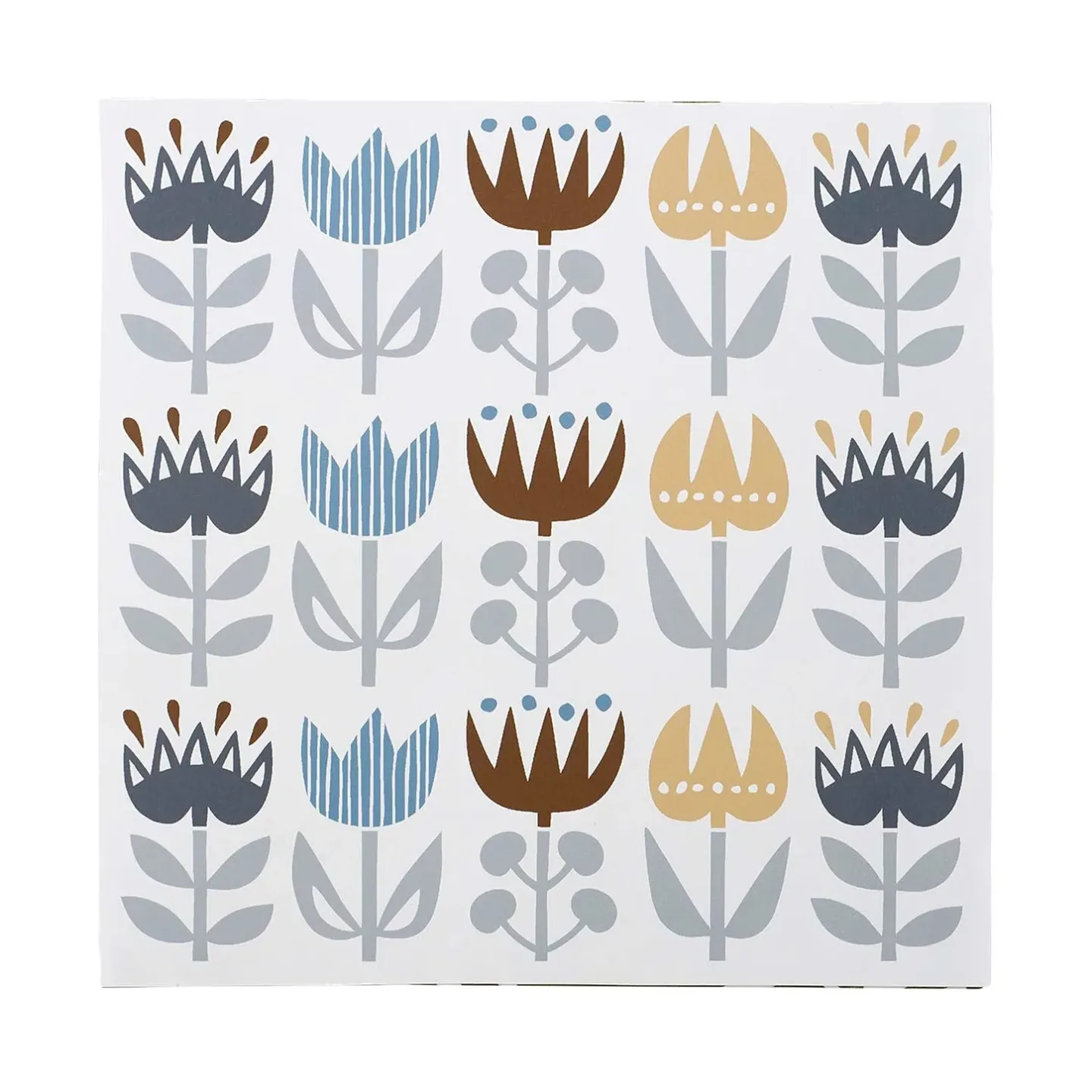 Klippan Yllefabrik Tulip servett 33x33 cm 20-pack Grey