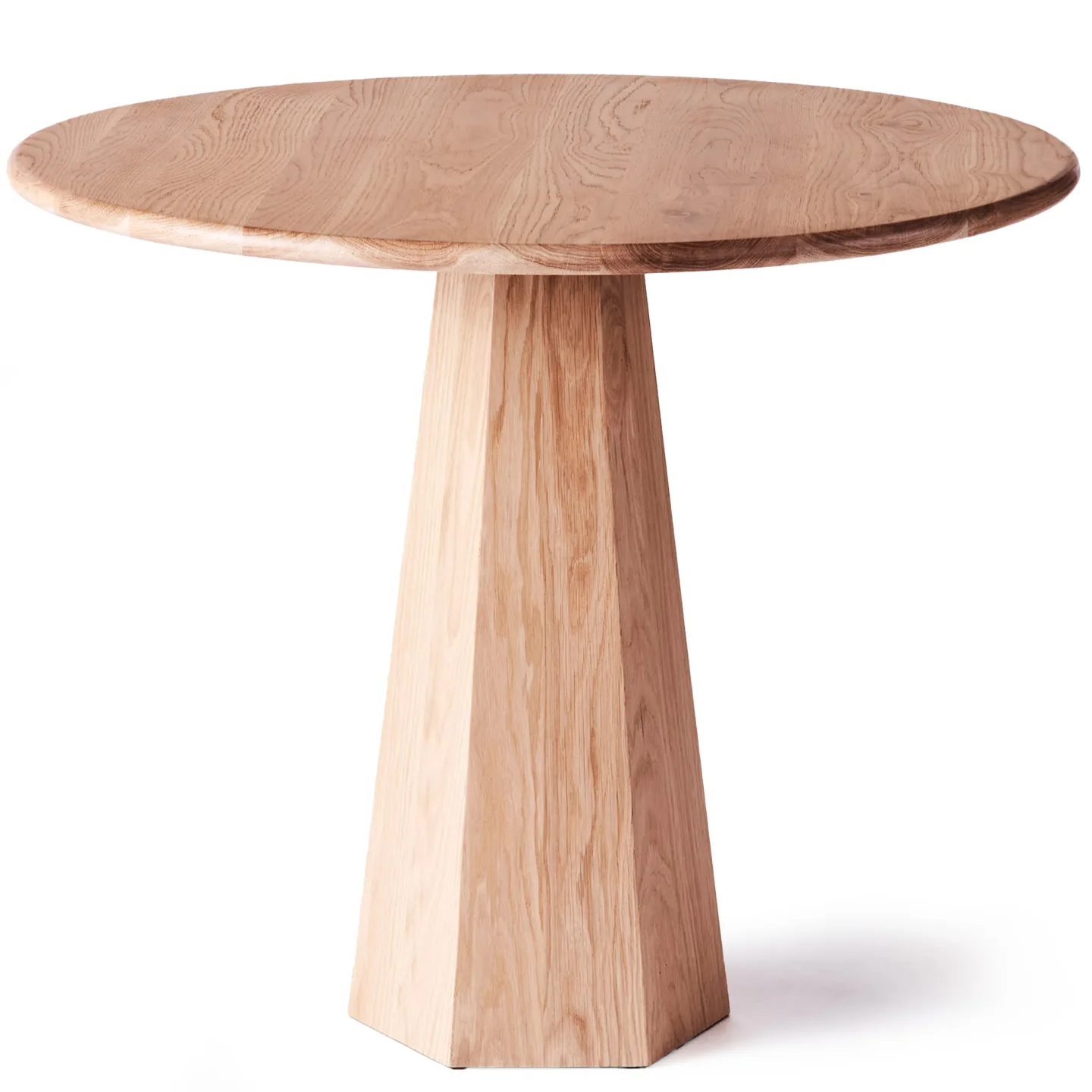 Dusty Deco - Hexagon Dining Table, Ø90 Oak - Matbord - Edin & Lina Kjellvertz - Träfärgad