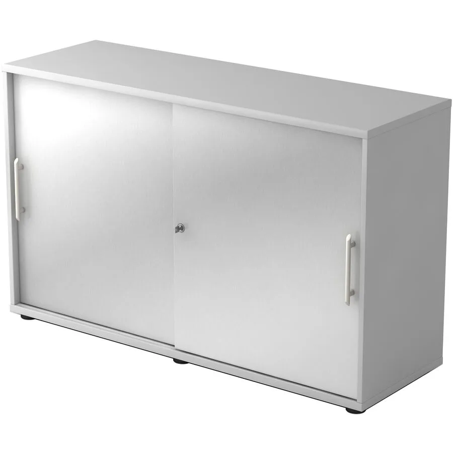 Aktenschrank Office silber Holzwerkstoff B 120 cm H 74.8 cm