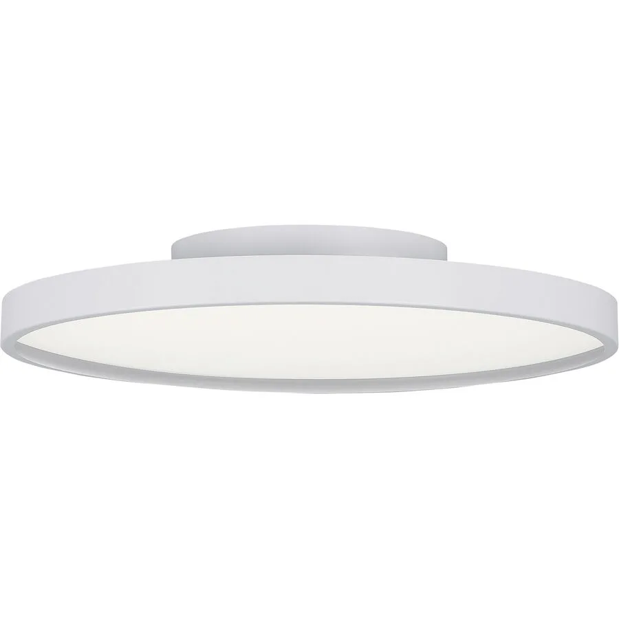 Designer-Deckenlampe Bankamp Cona weiss D 45 cm - Material: Aluminium/Glas - LED - Lichtfarbe: Extra warmweiss - LED Energiesparlampen