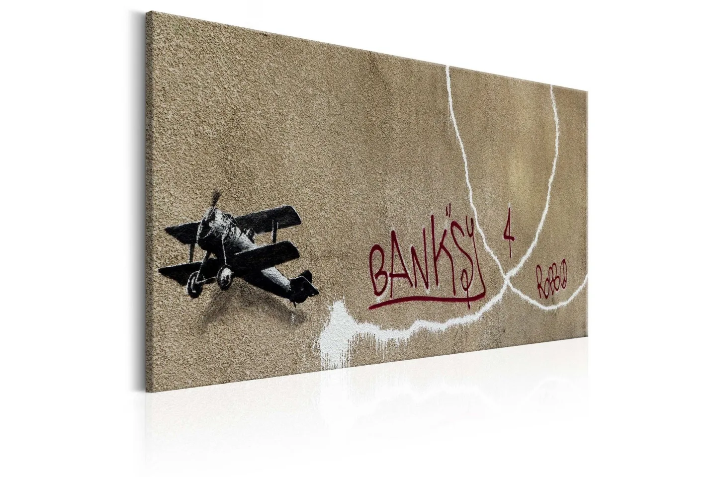 Tavla Love Plane Banksy 120x80 cm -