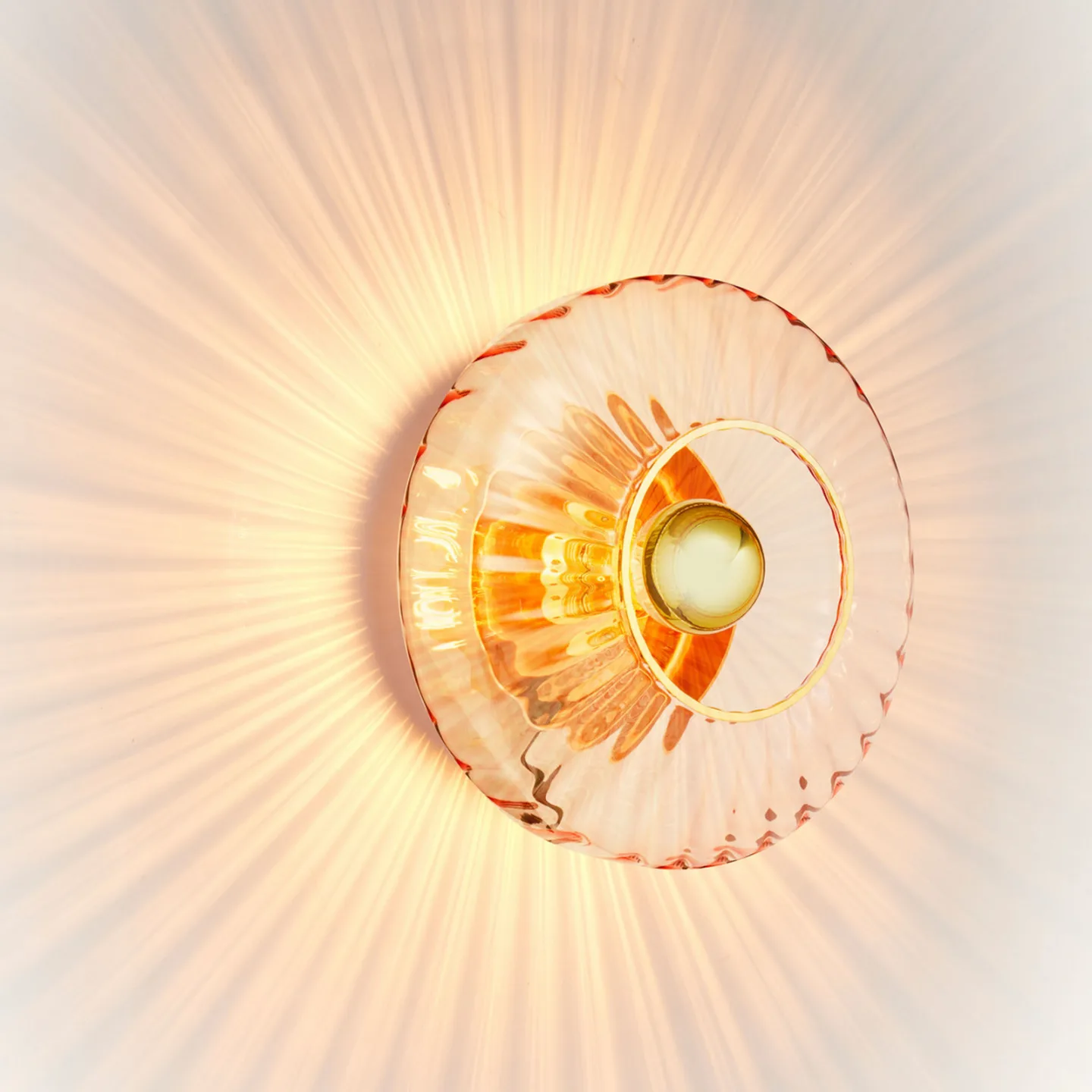 New Wave Optic Wandleuchte Rose/Gold - Design By Us