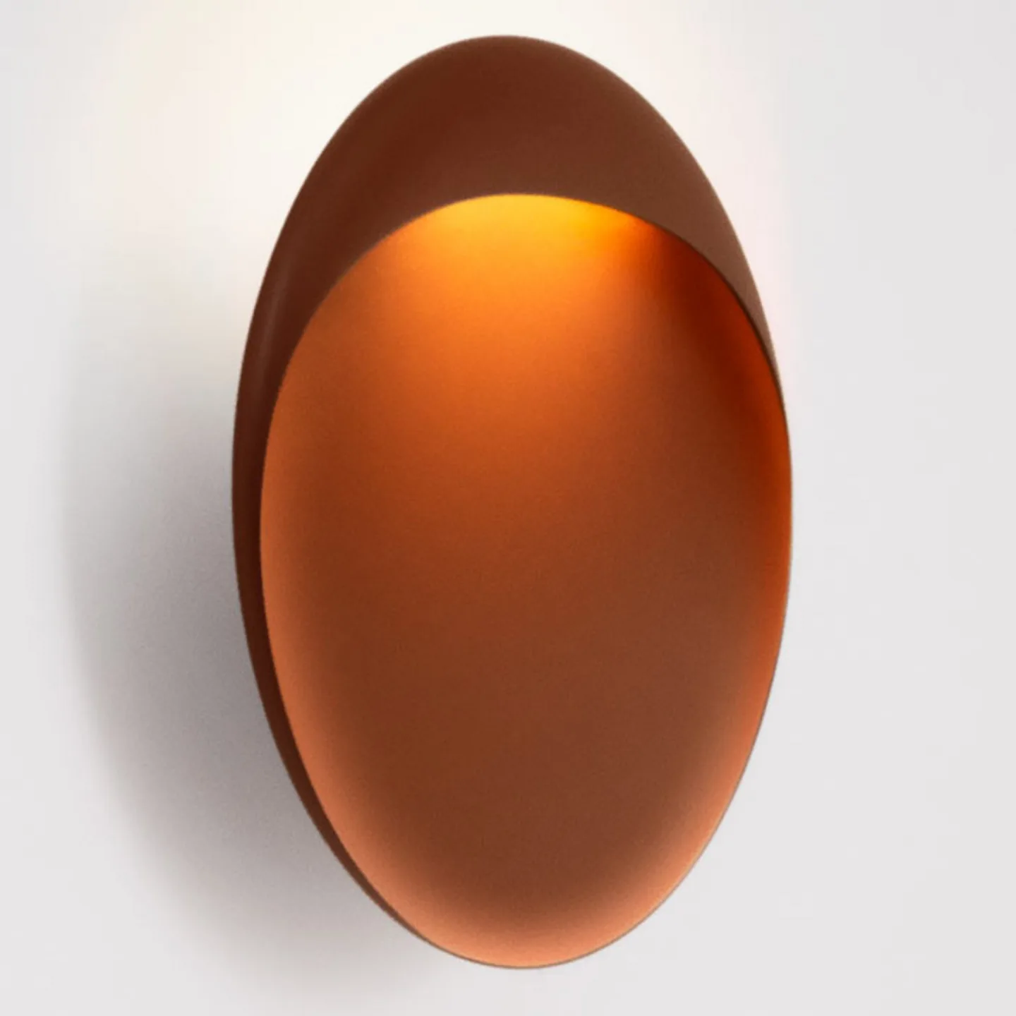 Flindt Væglampe Ø400 2700K Corten - Louis Poulsen - Stue - Design - Aluminium - Rund