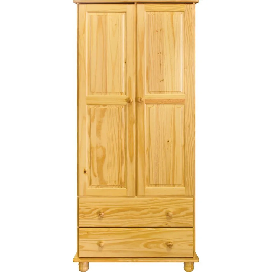 Kleiderschrank Julio natur Kiefer B 82 cm