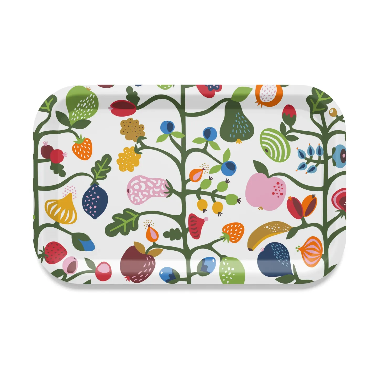 Arvidssons Textil Fruktträdgården Tablett 20x27 cm Multi
