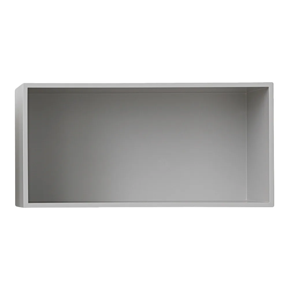 Muuto - Mini Stacked 2.0 Light Grey Large - Hyllor - Julien De Smedt - Grå