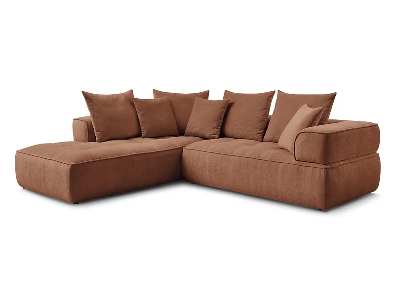 Ecksofa BOBOCHIC WHESLEY Stoff orange