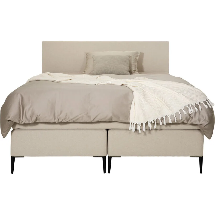 Boxspringbett President Beige Stoff 180 x 200 cm - Möbel Konfigurator: Traummöbel individuell zusammenstellen