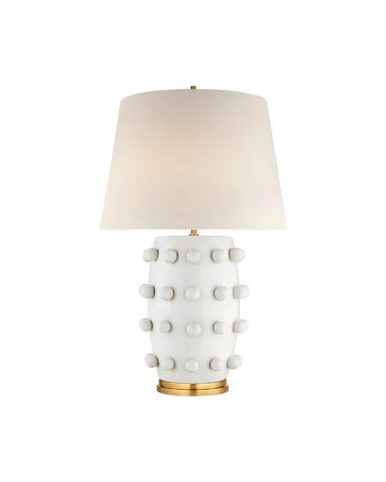 Linden bordlampe hvid