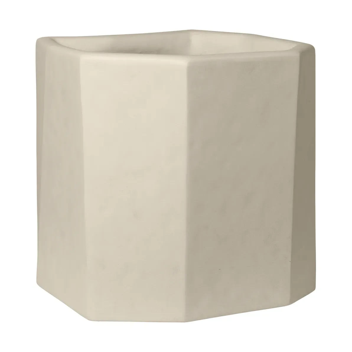 Ferm Living Staffa kruka Ivory, 46x46x45 cm