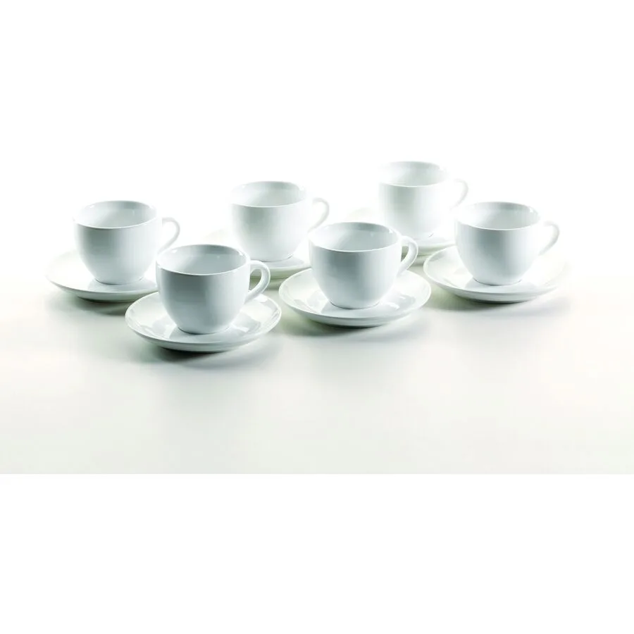 MÄSER Kaffeetassen-Set Colombia Weiss Porzellan 0.22 l