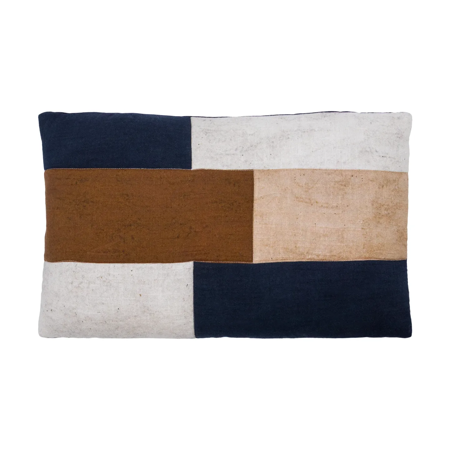House Doctor Patch kuddfodral 30x50 cm Svart-sand-brun