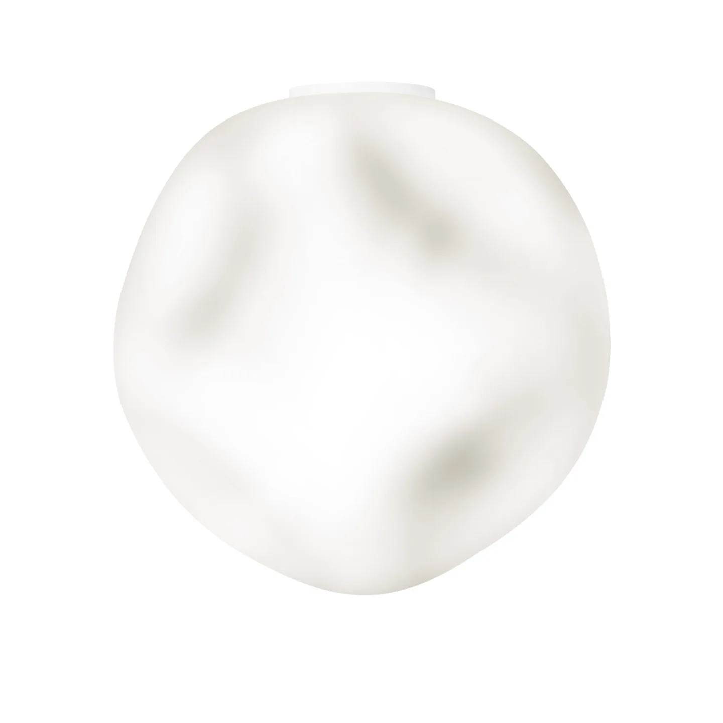 Hoba Grande taklampe, Ø 36 cm, hvit, glass - Foscarini - Stue - Design - Kule