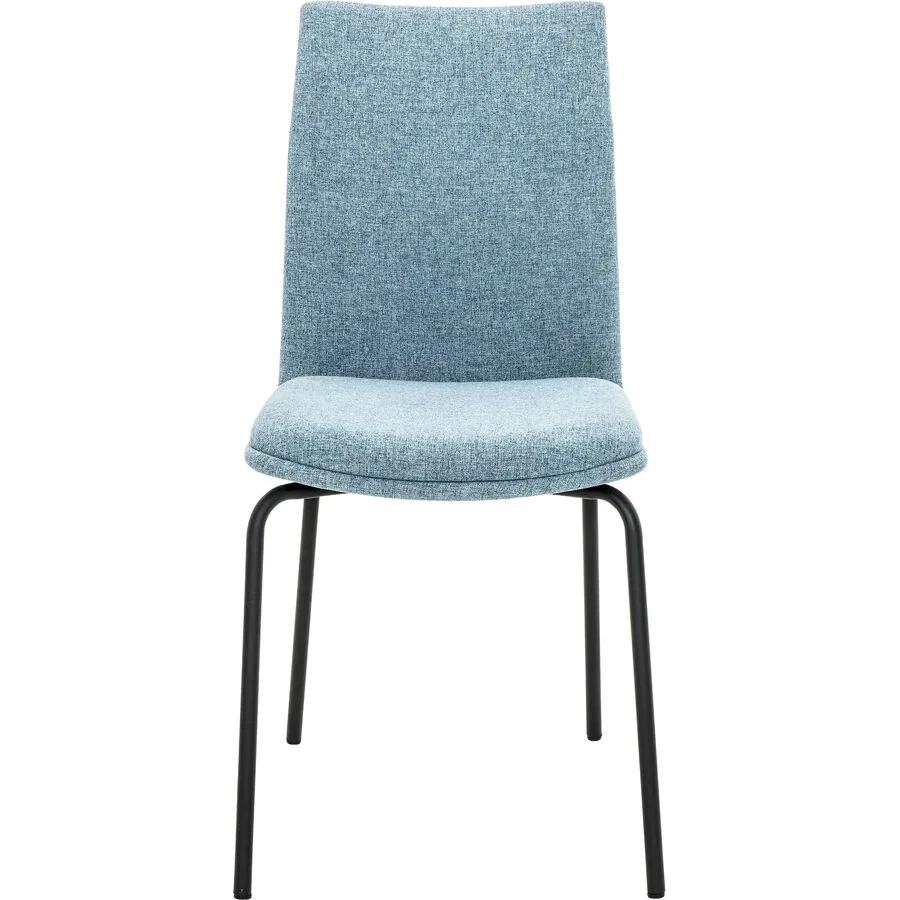 Stuhl Lorena blau Stoff