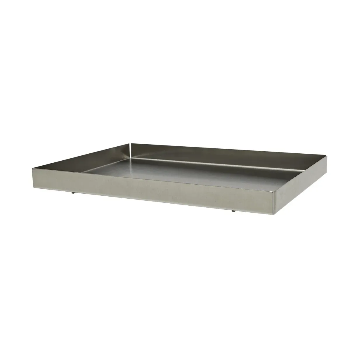 OYOY Bakku Tablett Large 24,5x31,5 cm Steel