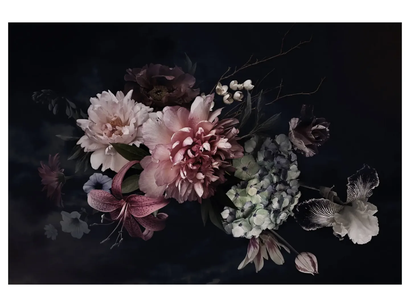 image LAND Digitaldruck auf Acrylglas Hübsches Blütenbouquet iv | Schubiger Möbel