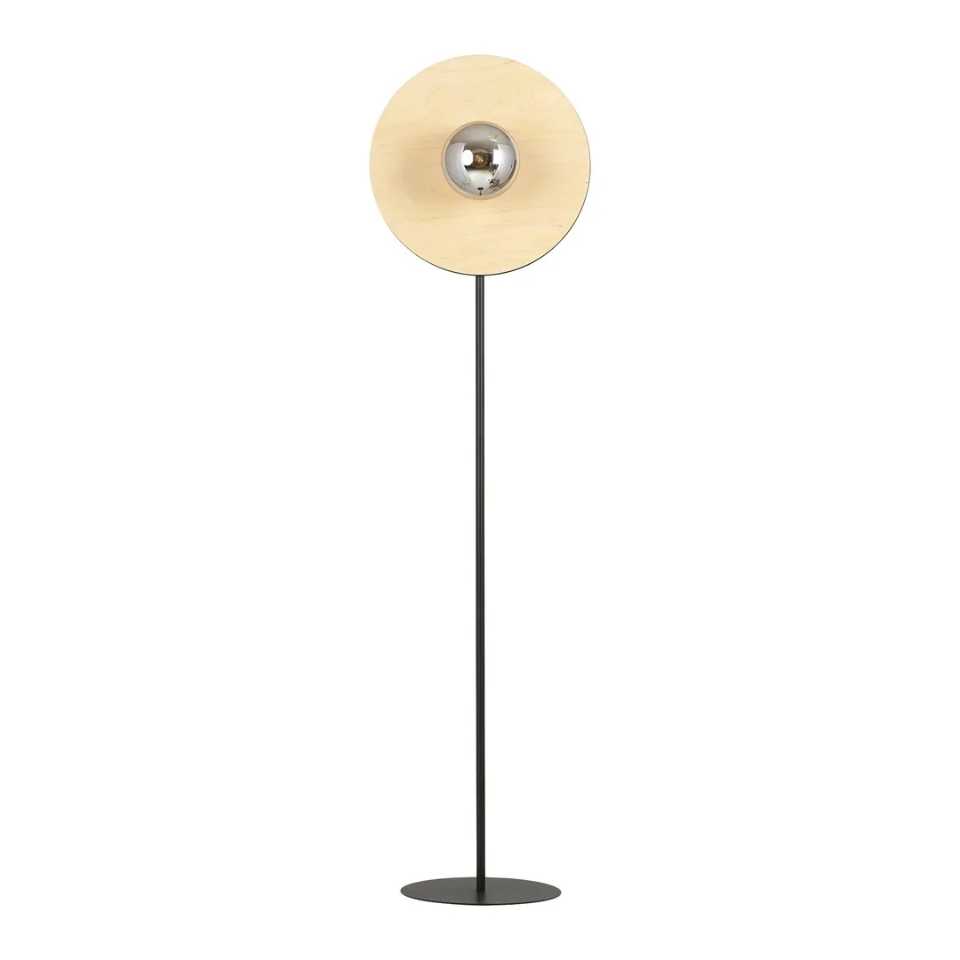 Emibig Lighting - Soho - Golvlampa - Svart/Rökfärgad