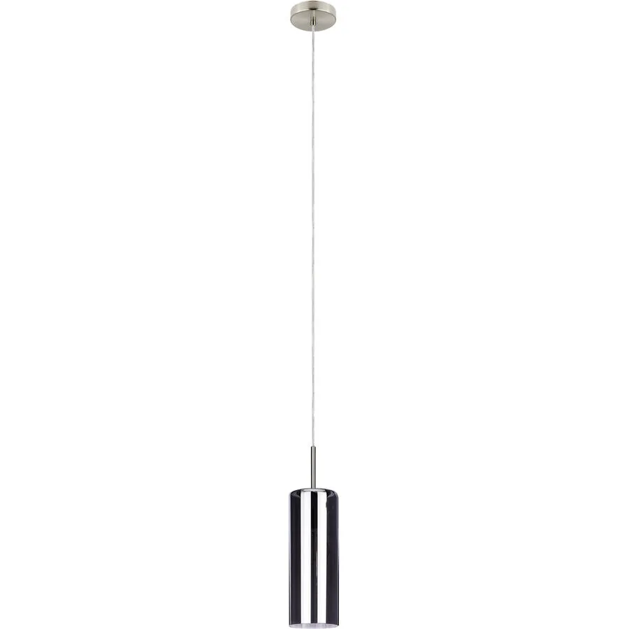 Eglo Pendellampe Selvino Grau Stahl 110 cm - Farbe: Nickel matt