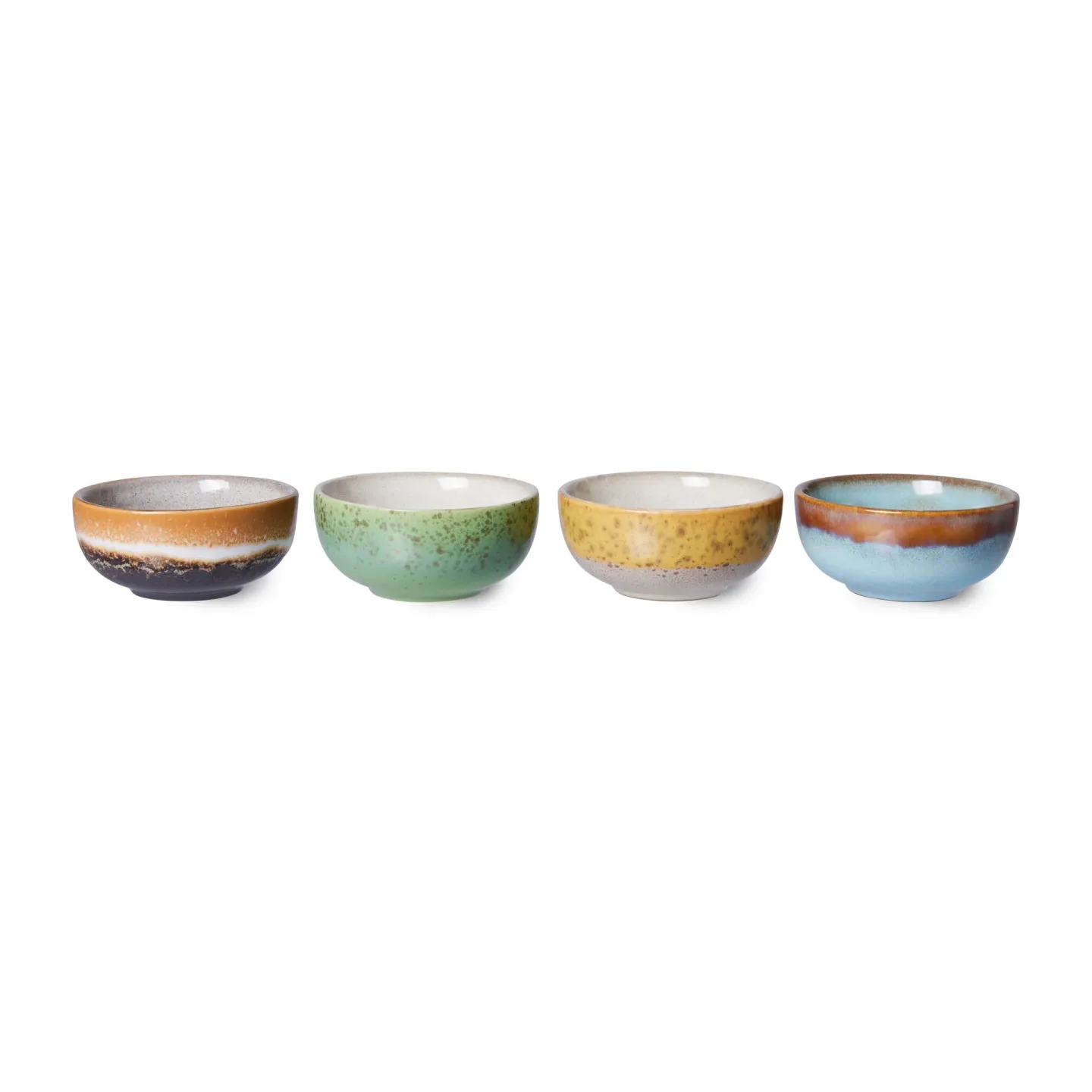 HKliving 70's kleine Schale 4er Pack Multi