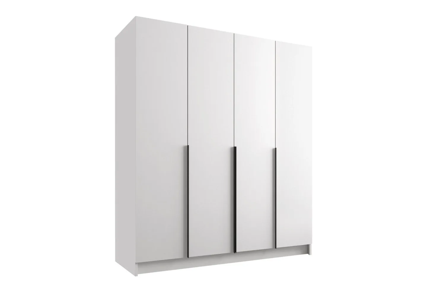 Vadstena Garderob 200 cm - Vit/Svart