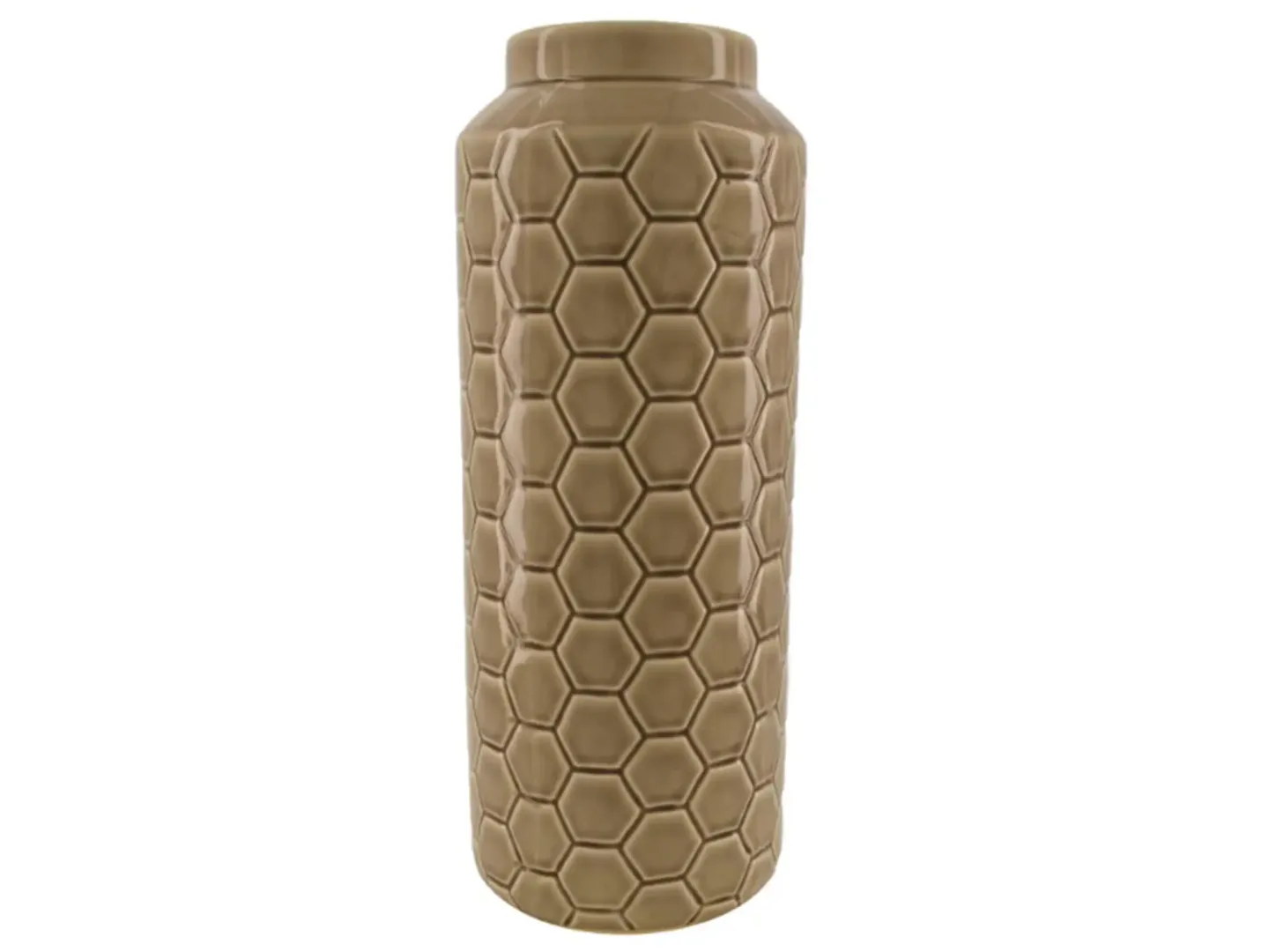 Dijk Vase Wabe Grau D: 40 cm | Schubiger Möbel