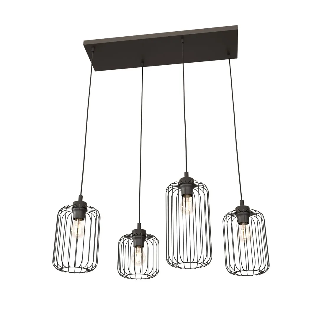 Emibig Lighting - Vander 70cm - Taklampa - Svart