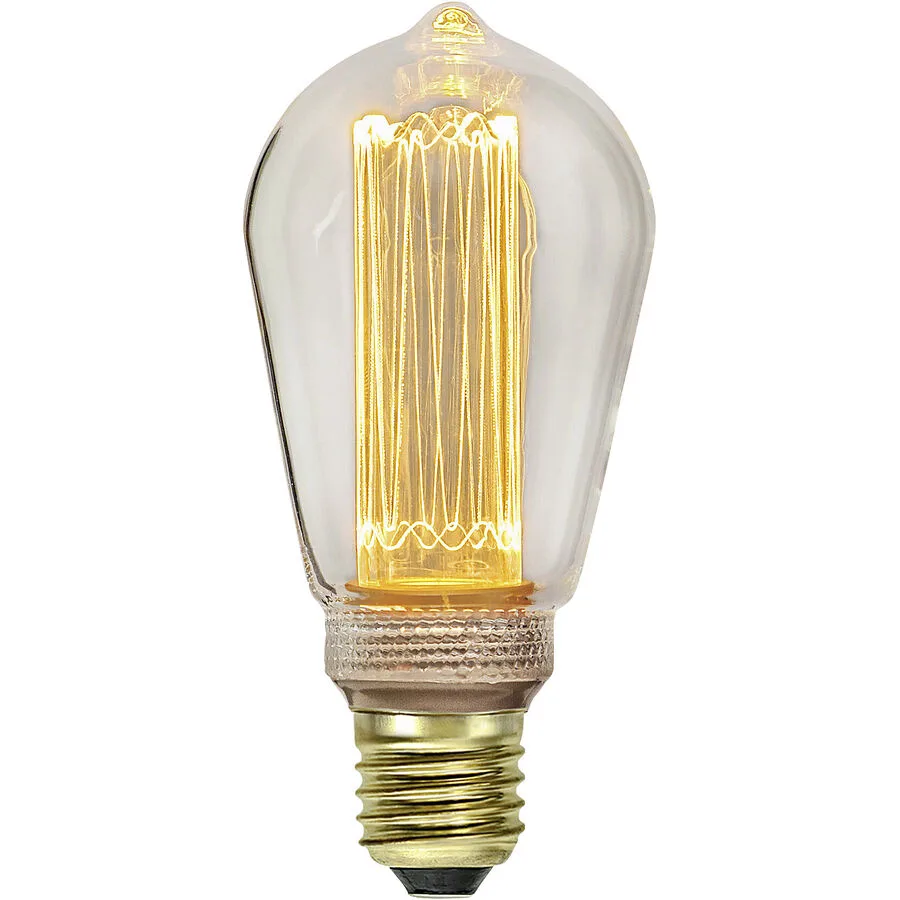 Bulbs Leuchtmittel Bulb Glas E27 2.5 W - Farbe: Transparent - LED - Lichtfarbe: Kerzenlicht - LED Leuchtmittel