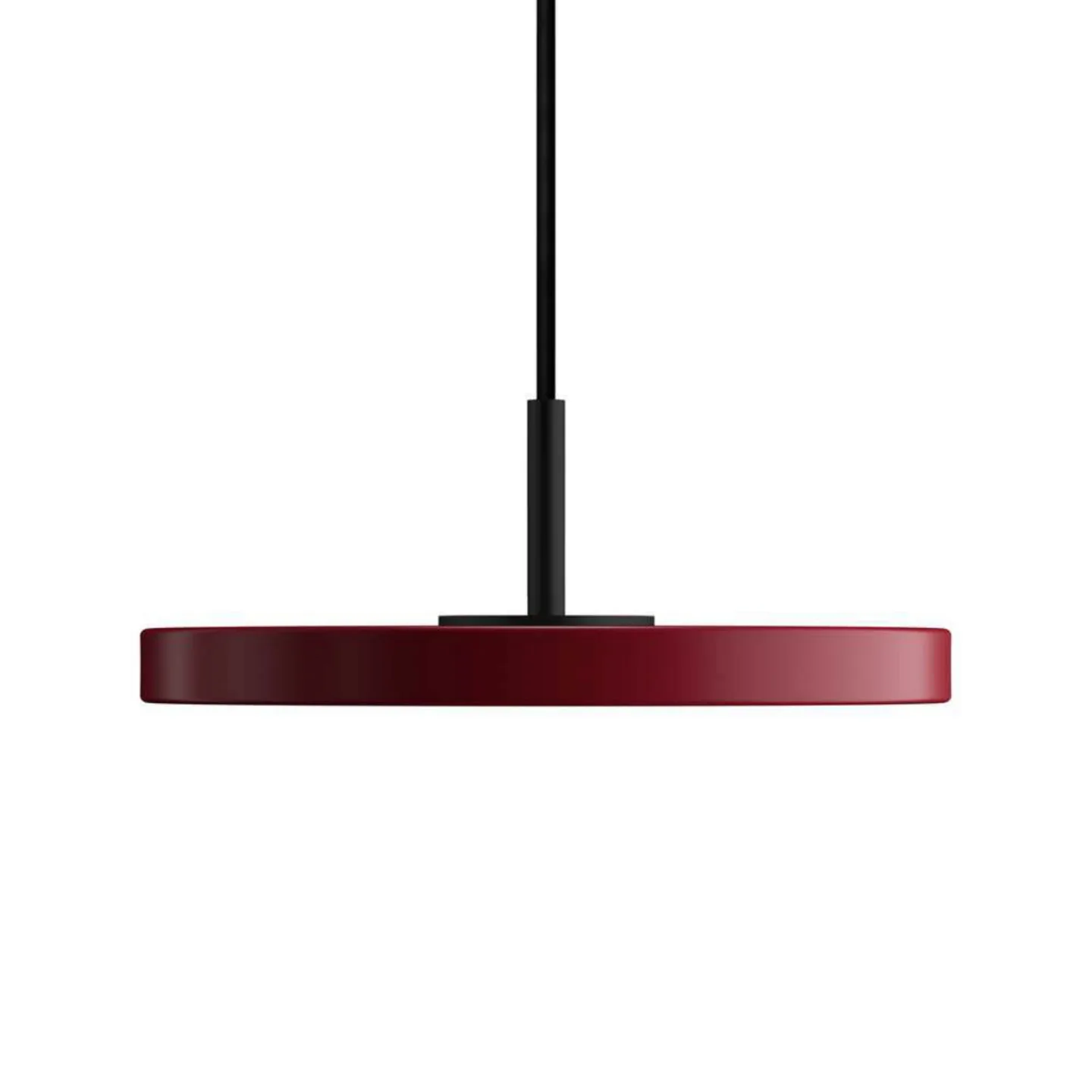 Asteria Pendel Micro Ruby Red/Black Top - UMAGE - Spisestue - Metal