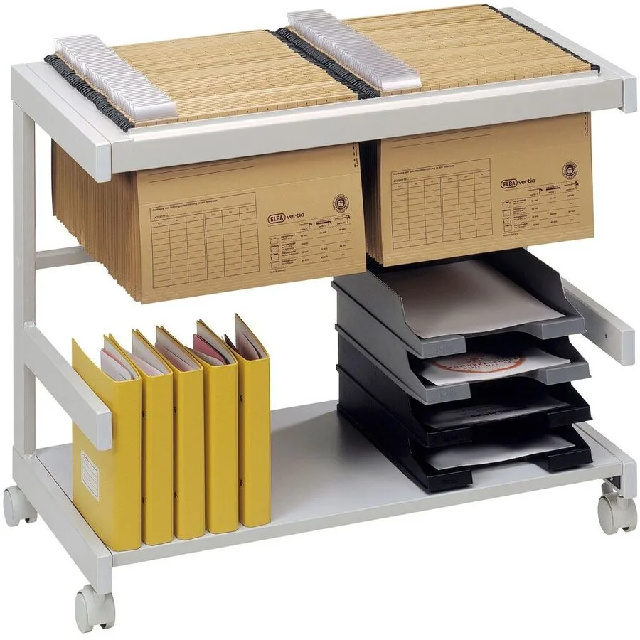 Bürowagen Office grau Holzwerkstoff B 81 H 67 cm