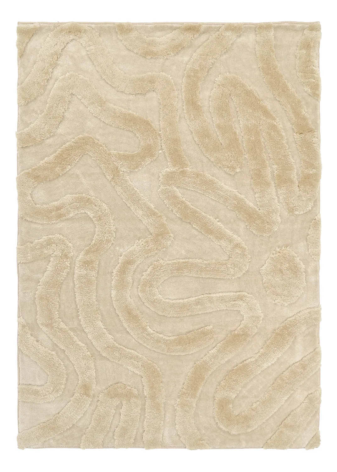 Ryetepper - Akaba (krem/beige) (Størrelse: 140 x 200 cm)