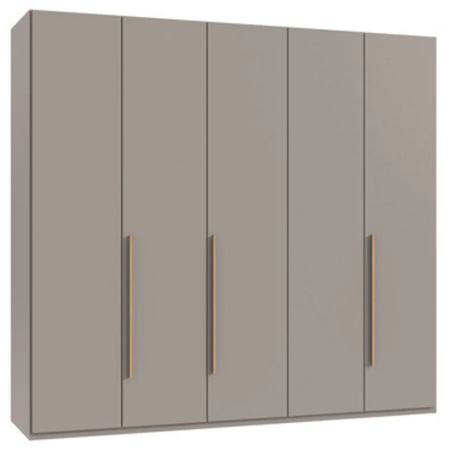 Kleiderschrank Annie Saharagrau/Eiche Nachbildung Holzwerkstoff B 225 cm