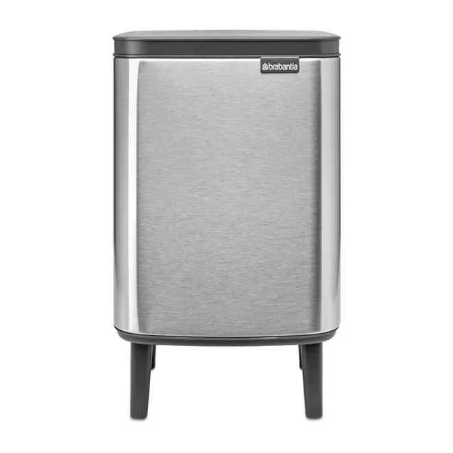 Brabantia Bo Abfalleimer hoch 7 L Edelstahl matt gebürstet